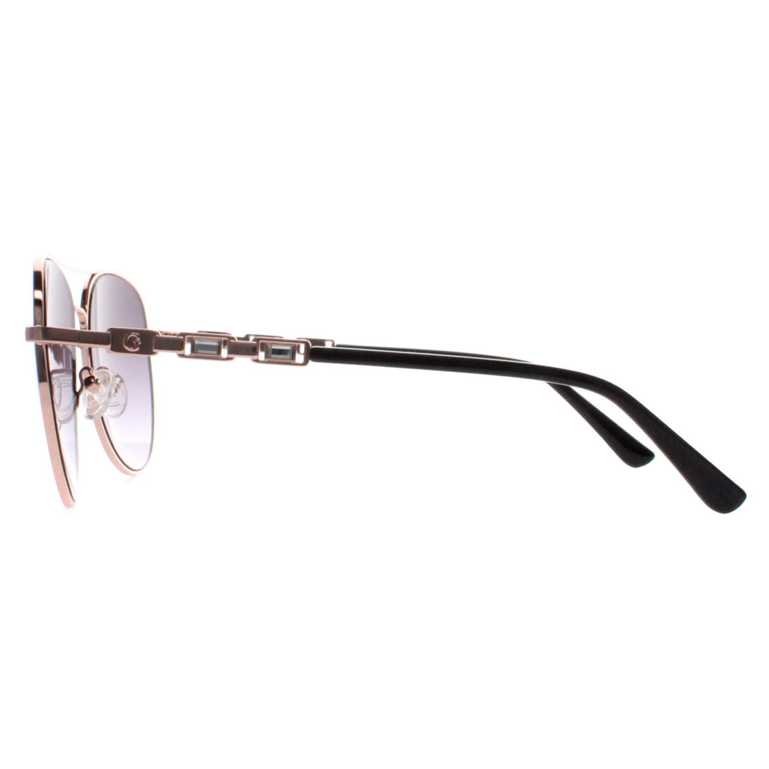 Guess Sunglasses GF6143 28B Rose Gold Grey Gradient