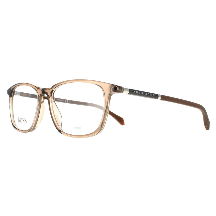 Hugo Boss Glasses Frames BOSS 1133 09Q Transparent Brown Men