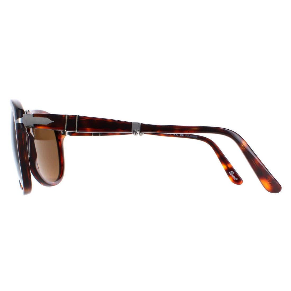 Persol Sunglasses PO0714 24/57 Havana Brown Polarized Folding 54mm