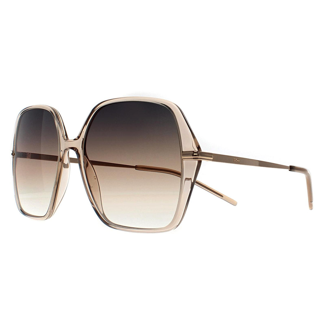 Hugo Boss Sunglasses BOSS 1660/S 84A PR Transparent Beige Gold Grey Brown Gradient