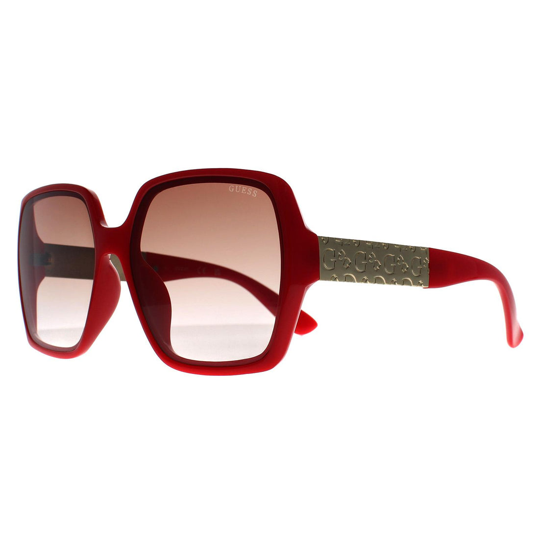 Guess Sunglasses GO00031 66F Shiny Red Brown Gradient