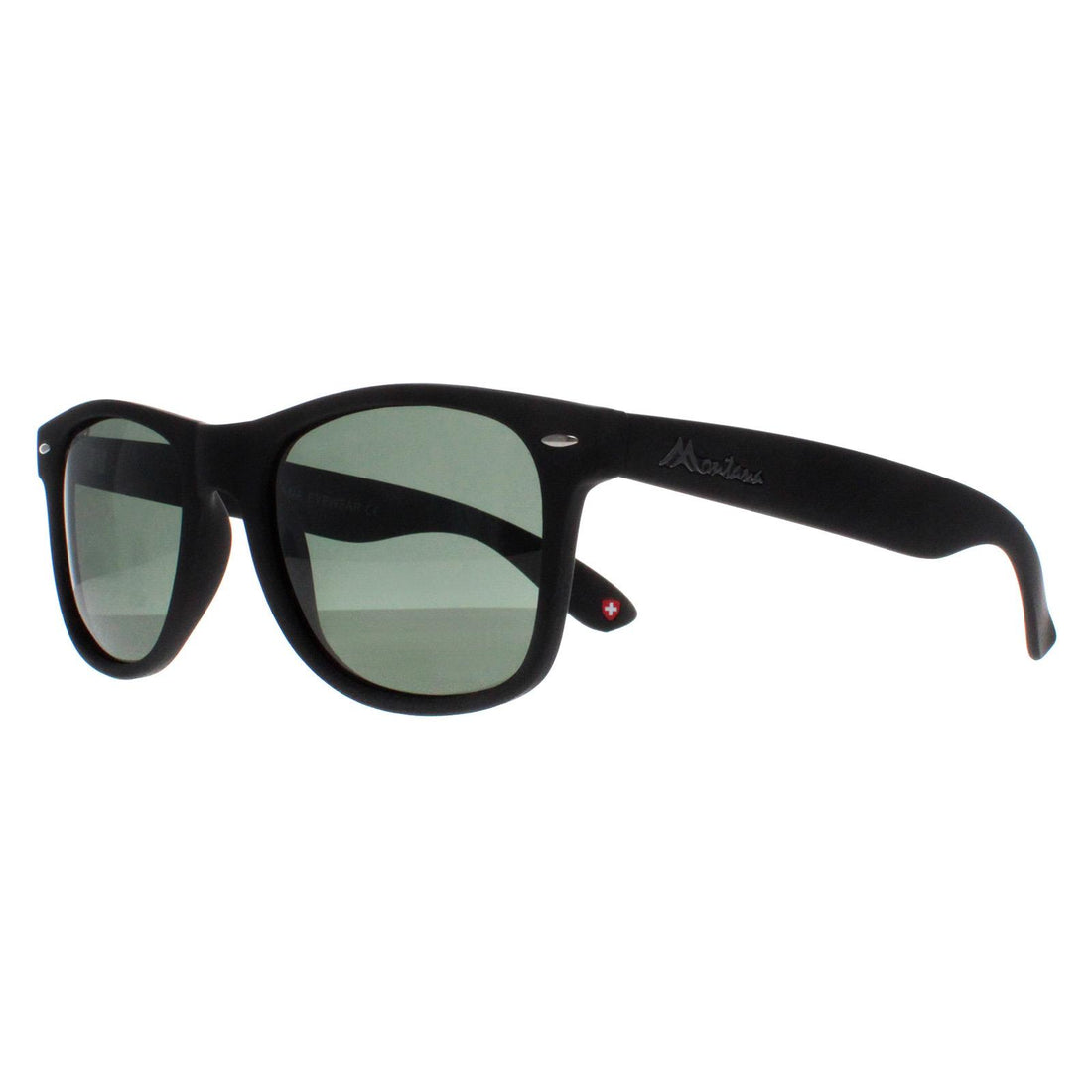 Montana Sunglasses MP1A-XL A Black G15 Green Polarized