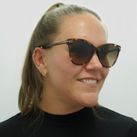 Tom Ford Sunglasses Ani FT0844 52F Dark Havana Brown Gradient