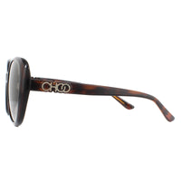 Jimmy Choo Sunglasses AMIRA/G/S 086 HA Dark Havana Brown Gradient