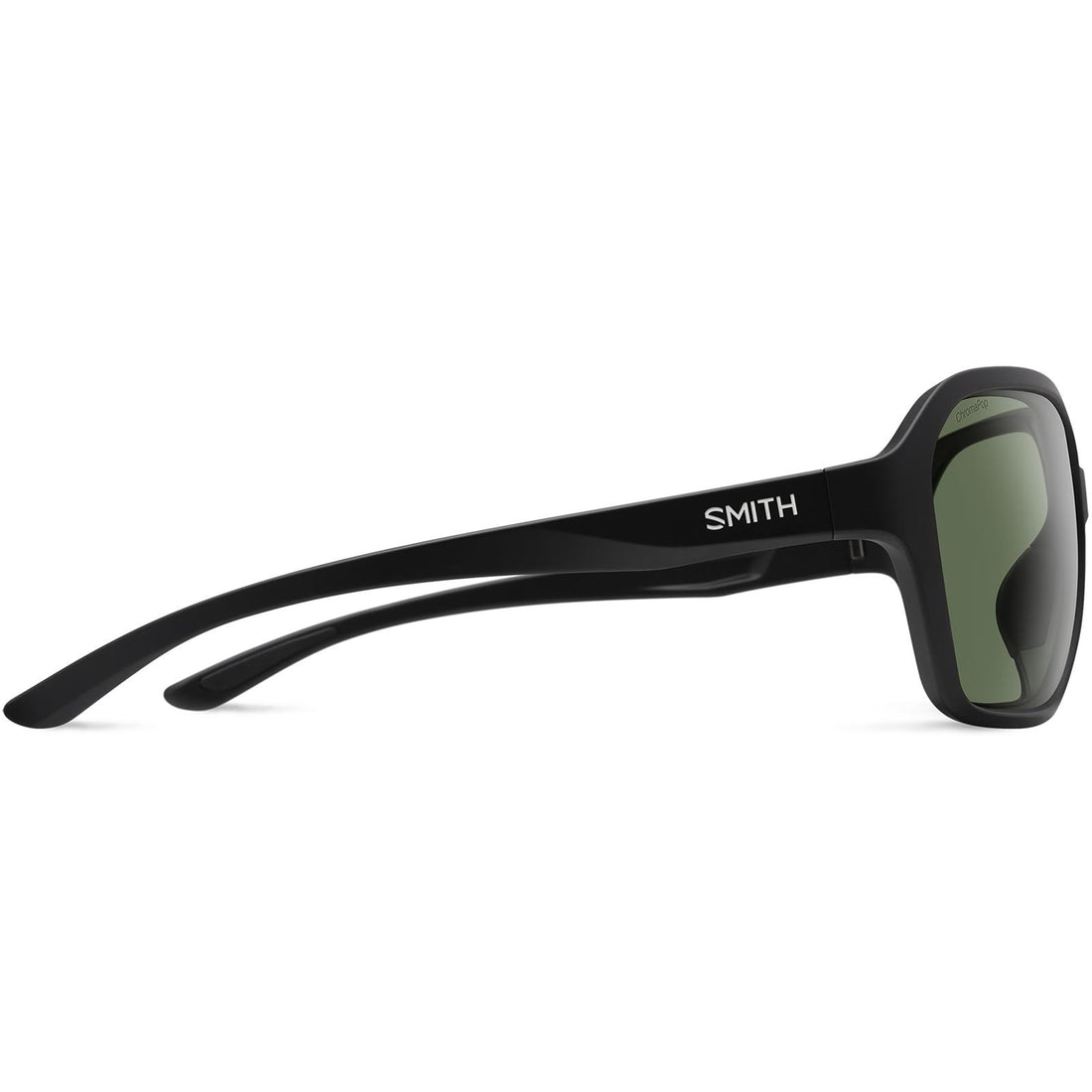 Smith Sunglasses Whitney 003 L7 Matte Black ChromaPop Polarized Grey Green
