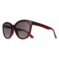 Serengeti Sunglasses Endee SS573004 Shiny Milky Red Saturn Polarized Smoke