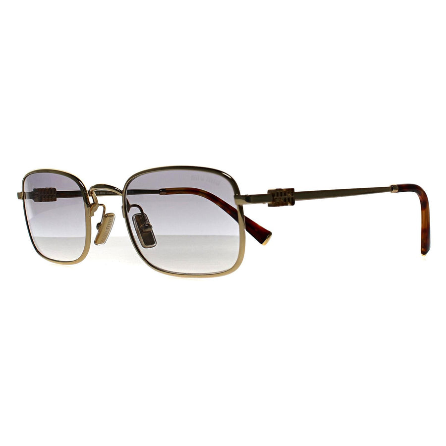 Miu Miu Sunglasses MU53AS 5AK04O Gold Dark Grey to Clear  display picture 3