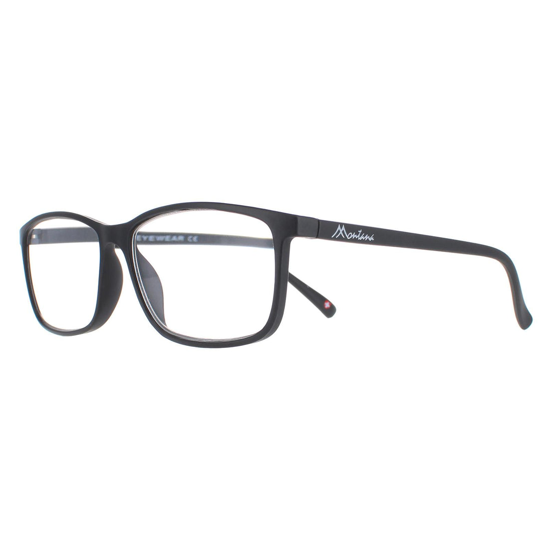 Montana Reading Glasses MR62H Matte Black Men Women +1.00