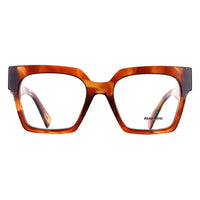 Miu Miu Glasses Frames MU04UV 11Q1O1 Striped Tobacco Women