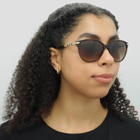 Burberry Sunglasses BE4216 300213 Dark Havana With Gold Detailing Brown Gradient