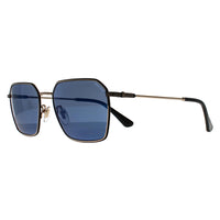 Police Sunglasses SPLL84 Octane 9 300B Shiny Rose Gold Smoke Blue Mirror