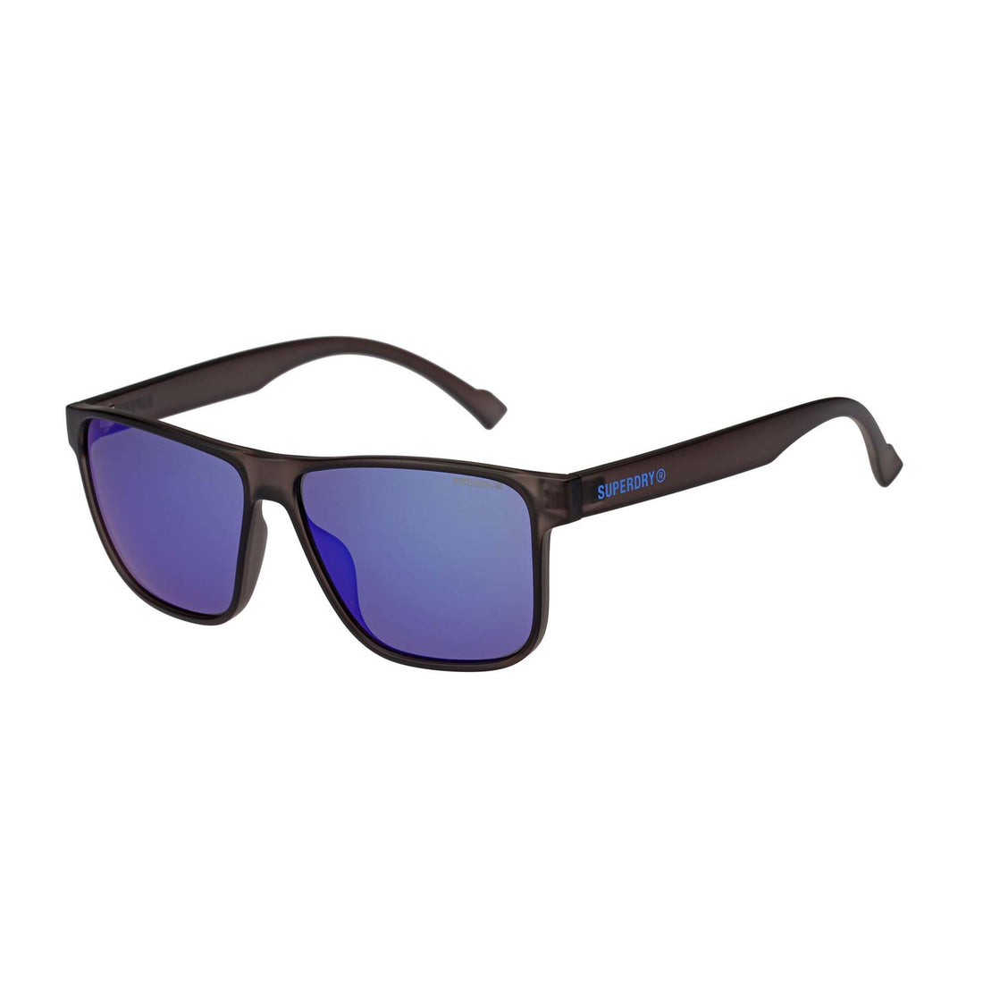 Superdry Sunglasses SDS-5051 108 Matte Crystal Grey Blue Revo Mirror
