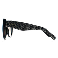 Salvatore Ferragamo Sunglasses SF964S 003 Black Gancini Grey