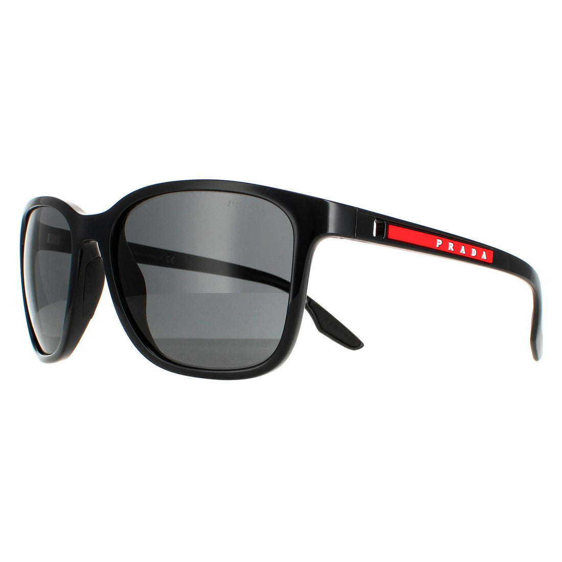 Prada Sport Sunglasses PS02WS 1AB06F Black Dark Grey Discounted