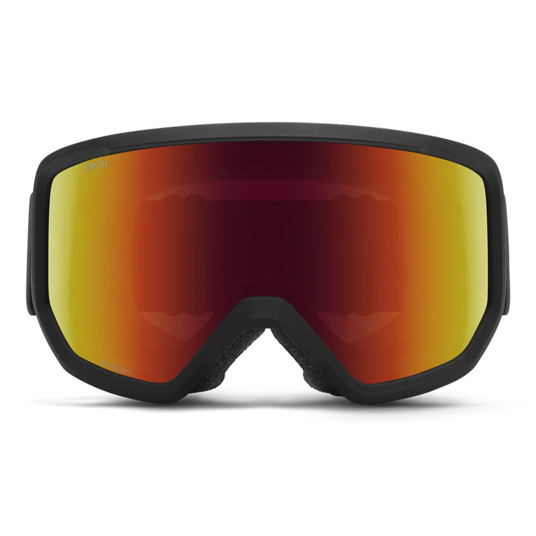 Smith Ski Goggles Transfer 0JX C1 Black Red Sol-X Mirror
