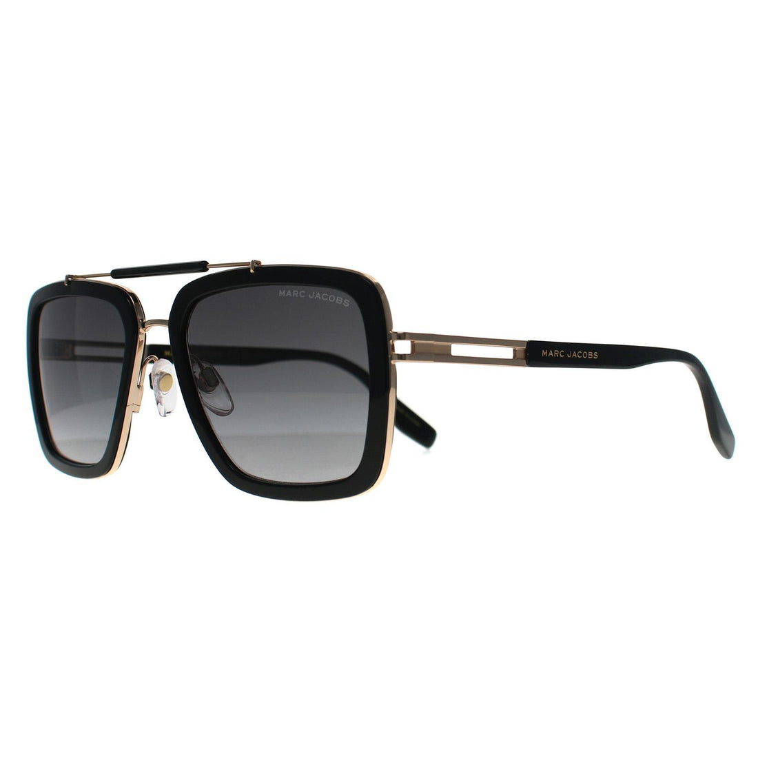 Marc Jacobs Sunglasses MARC 674/S 807 9O Black Gold Grey Gradient