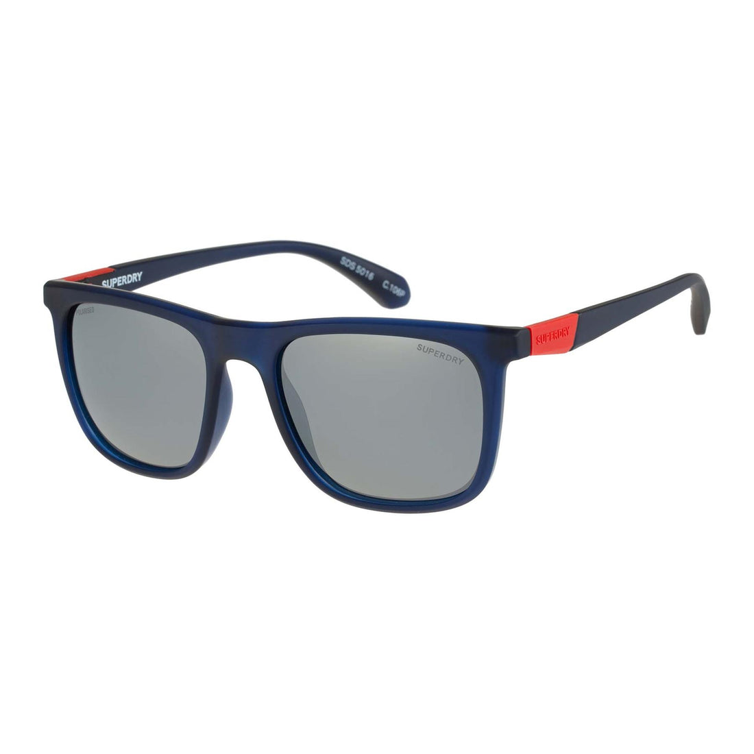 Superdry Sunglasses SDS-5016 106P Frosted Dark Blue Silver Mirror
