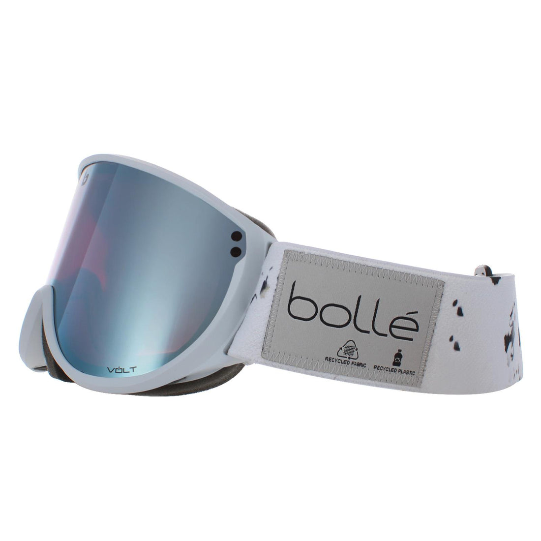 bolle blanca ski goggles Bolle Ski Goggles Eco Blanca BG283002 Matte Ice White Volt Ice Blue – Discounted Sunglasses