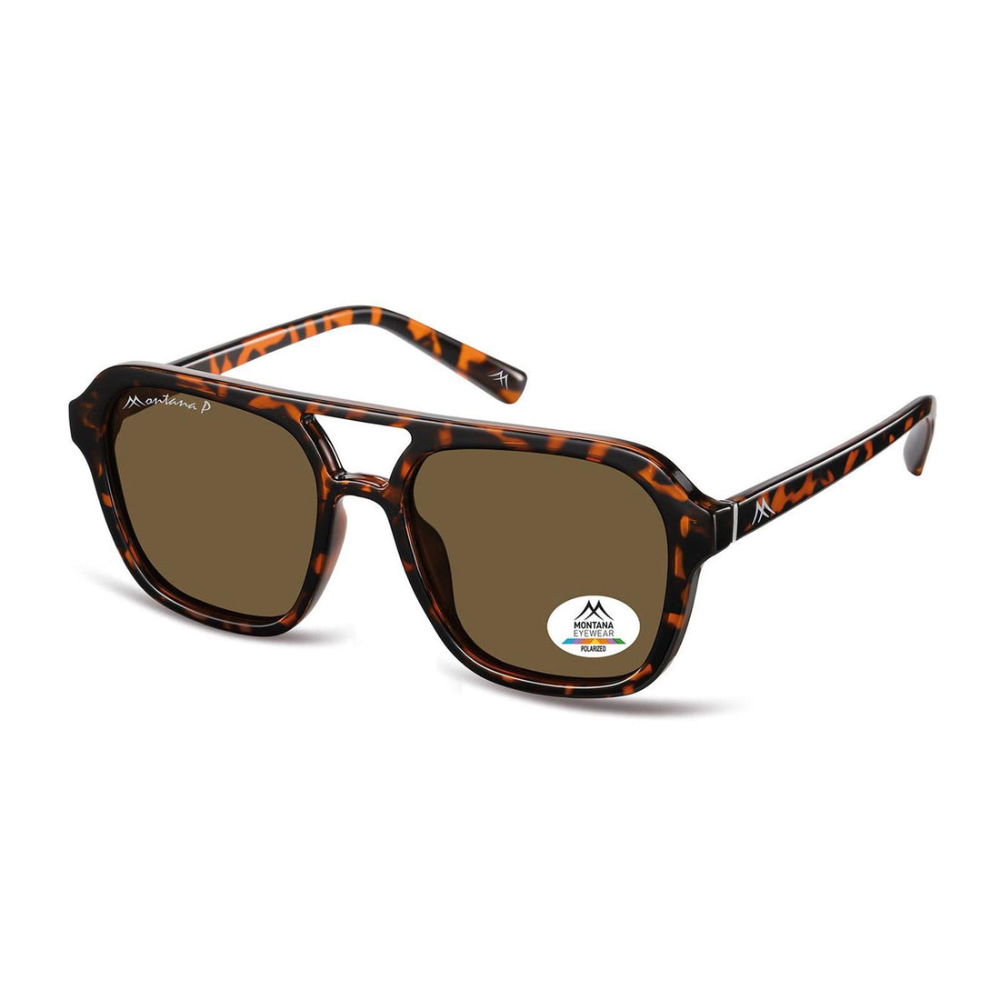 Montana Sunglasses MP174 D Tortoise Brown Polarized