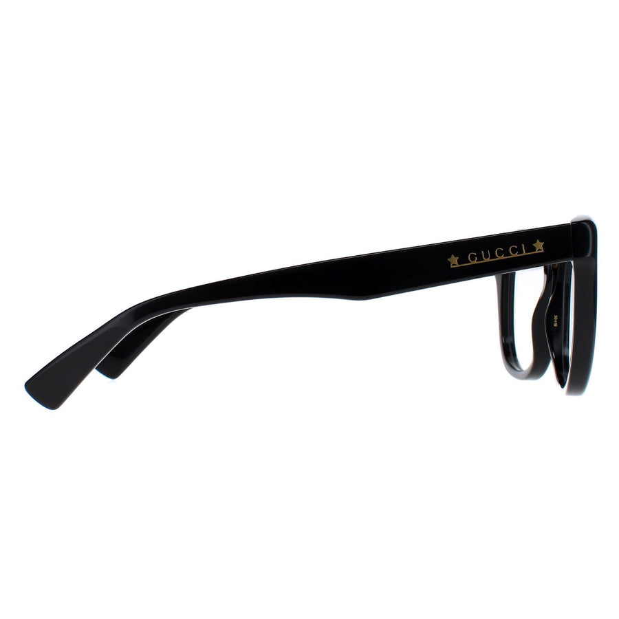 Gucci Glasses Frames GG1173O 001 Shiny Solid Black Women