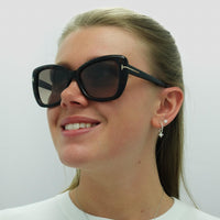 Tom Ford Sunglasses Maeve FT1008 52F Dark Havana Brown Gradient