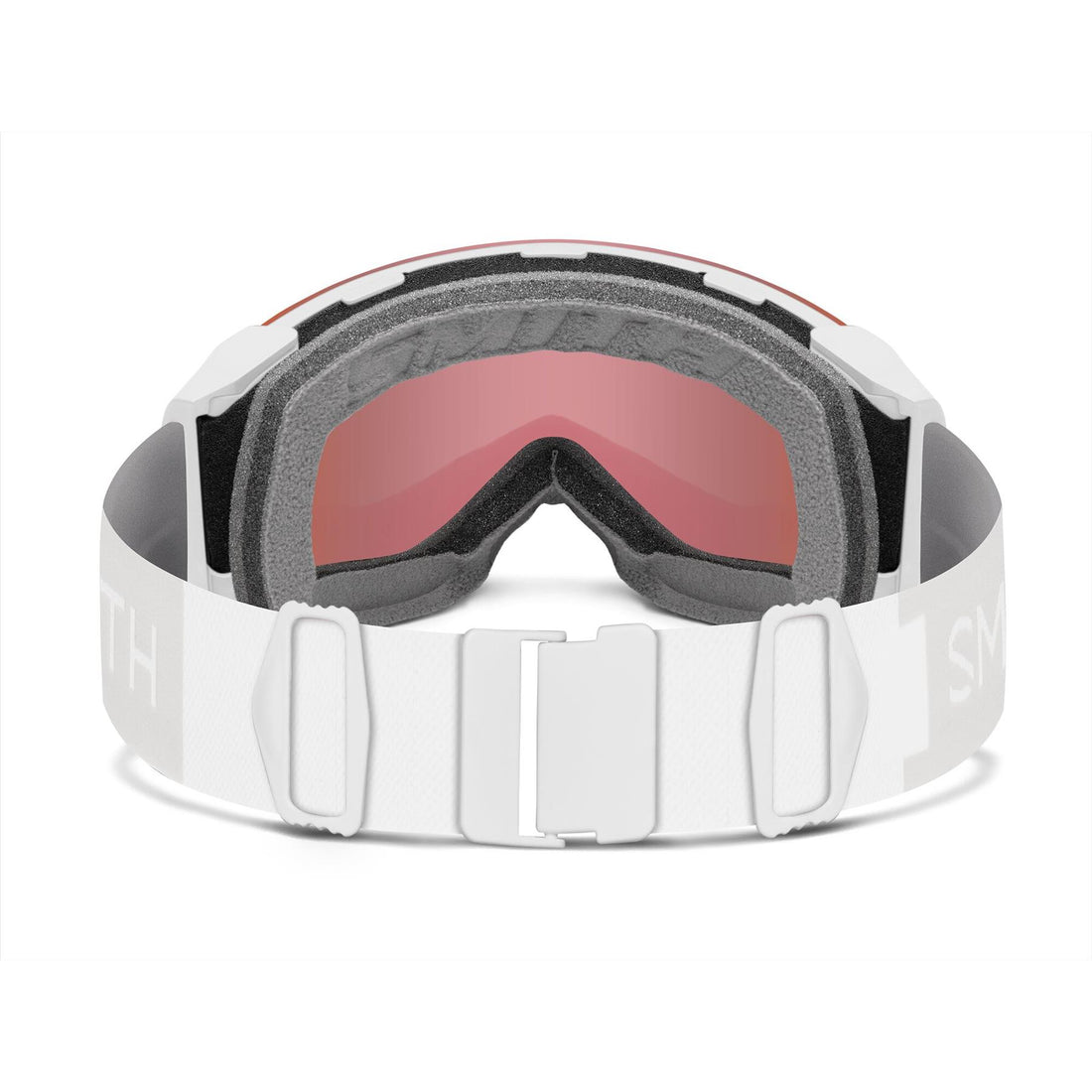 Smith Ski Goggles 4D Mag 0OZ XP White Vapor ChromaPop Everyday Green Mirror & CP Store Rose Flash