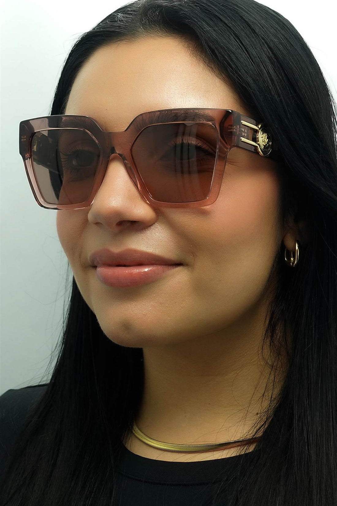 Versace Sunglasses VE4458 543573 Brown Transparent Light Brown