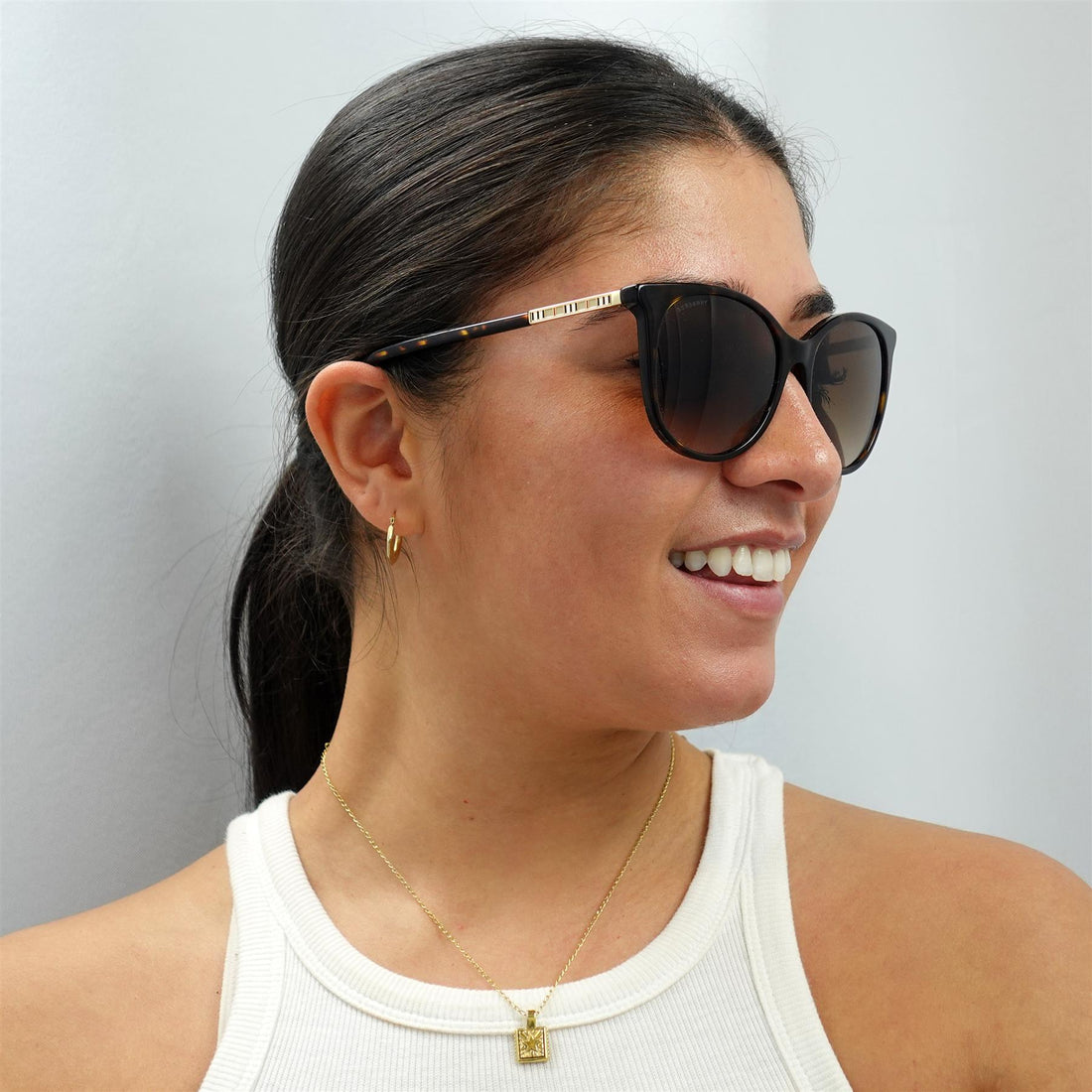 Burberry Sunglasses BE4333 300213 Dark Havana Brown Gradient