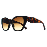 Atum Cat Eye Womens Black and Havana Brown Gradient Zenith Sunglasses