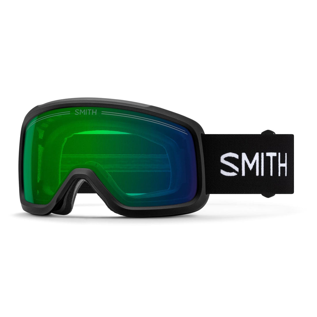 Smith Ski Goggles Shakedown 2QJ XP Black ChromaPop Everyday Green Mirror & Yellow