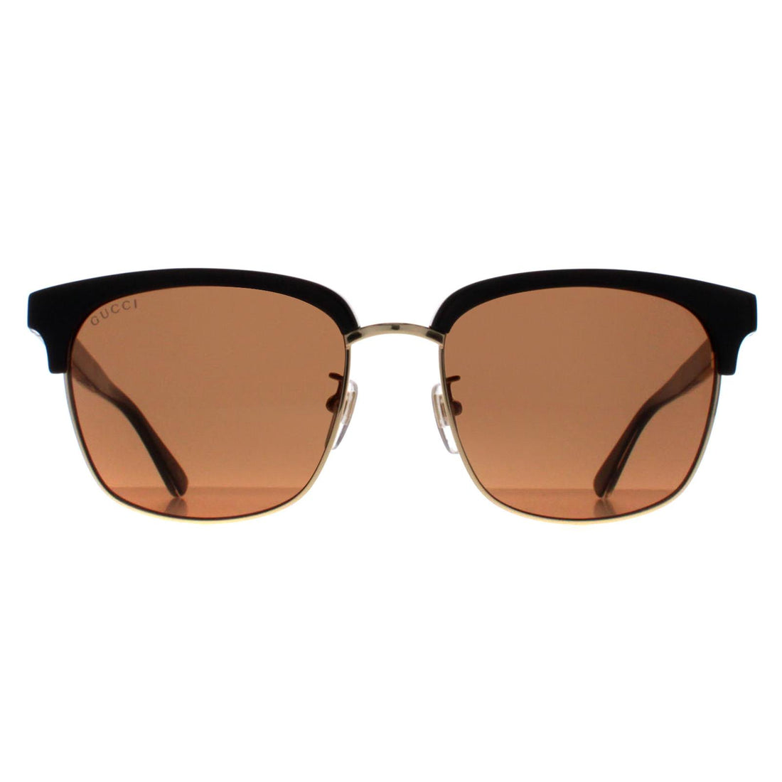 Gucci Sunglasses GG0382S 002 Black and Gold Brown