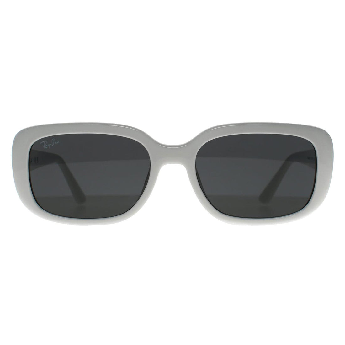 Ray-Ban Sunglasses RB4421D Bio Based 677287 Polished White Dark Grey