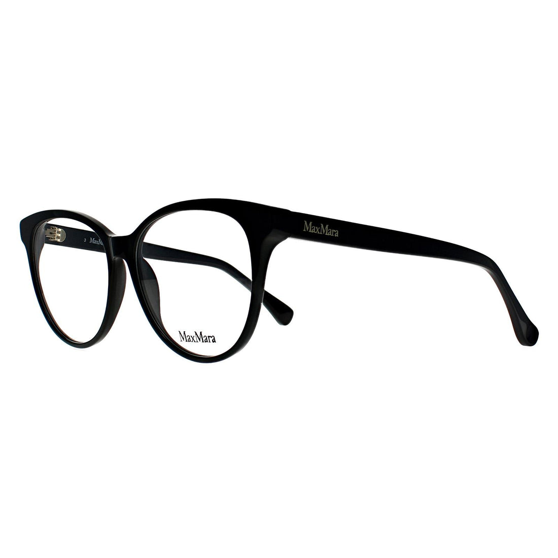 Max Mara Glasses Frames MM5012 001 Shiny Black Women