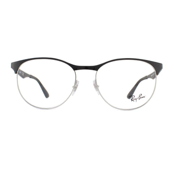 Ray-Ban Glasses Frames 6365 2861 Black Silver 53mm Mens Womens