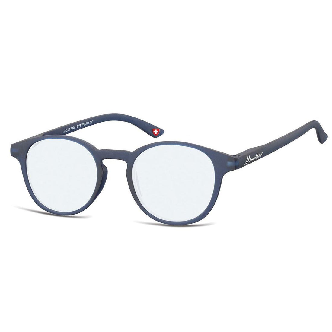 Montana Reading Glasses BLF52 A 0.00 Blue Men Women Blue Light Blocking