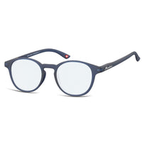 Montana Reading Glasses BLF52 A 0.00 Blue Men Women Blue Light Blocking