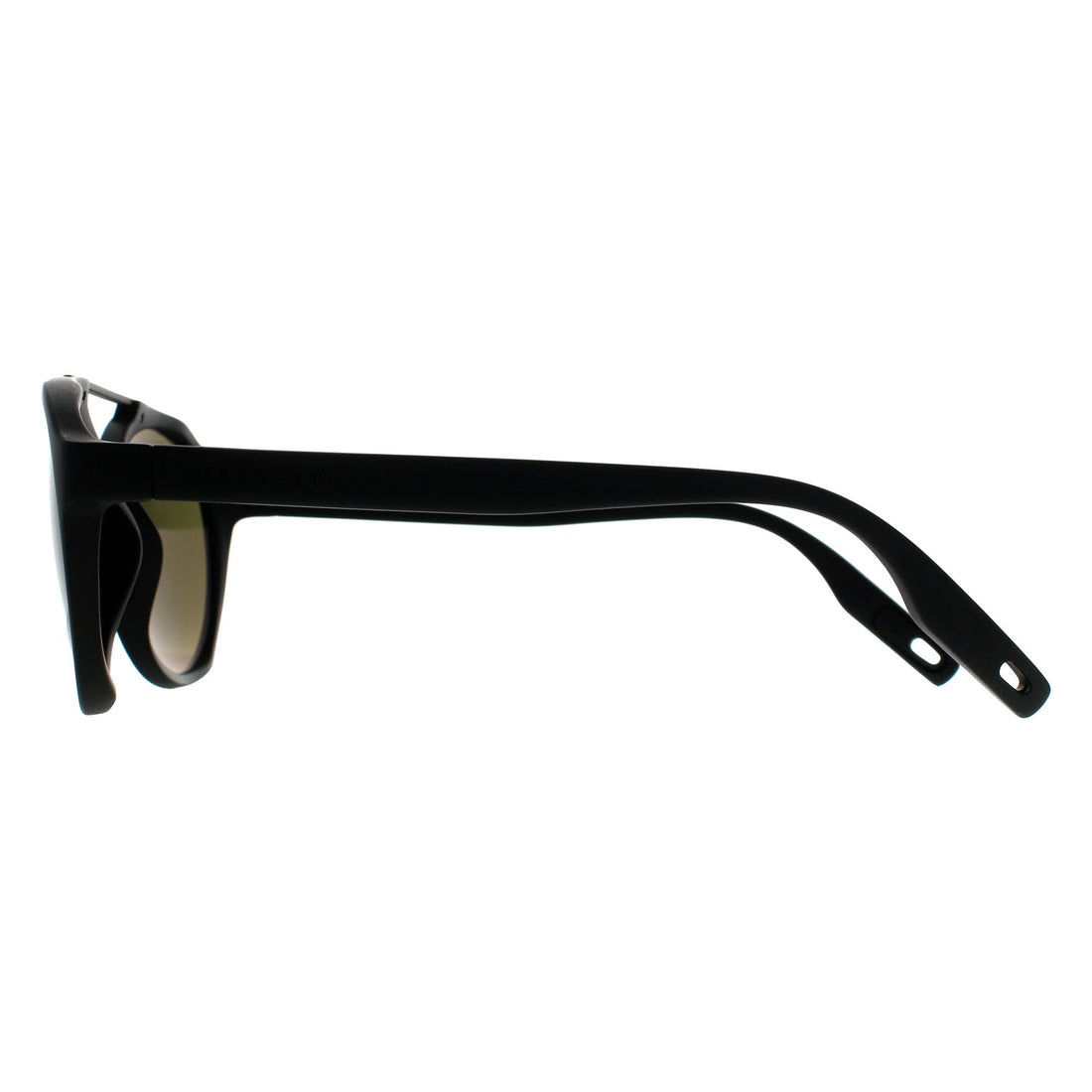 Serengeti Sunglasses Leandro 8591 Matte Black Gunmetal Polarized 55nm Green Photochromic