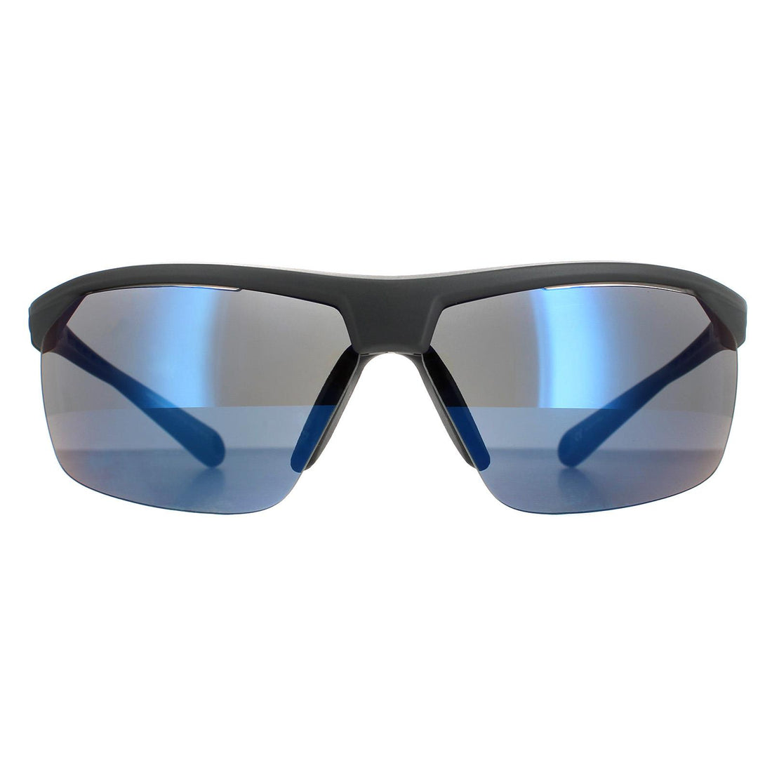 Nike Sunglasses Tailwind 12 EV1128 014 Matte Magnet Grey Royal Blue Bl Discounted Sunglasses