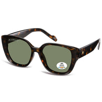 Montana Sunglasses MP180 C Shiny Dark Turtle Green Polarized
