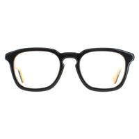 Moncler ML5042 Glasses Frames Black and Ochre