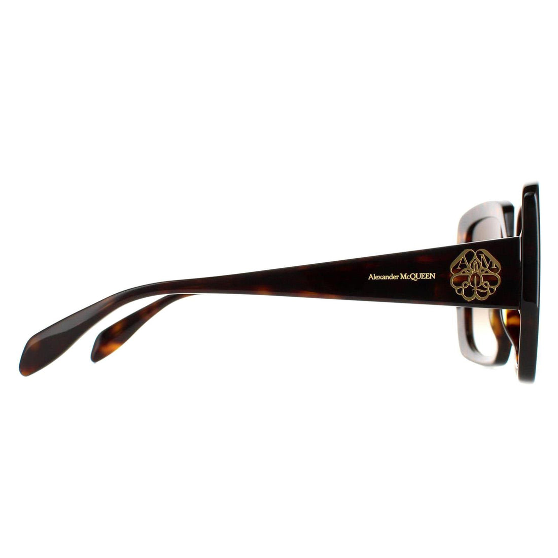 Alexander McQueen Sunglasses AM0378S 002 Tortoise Brown Gradient