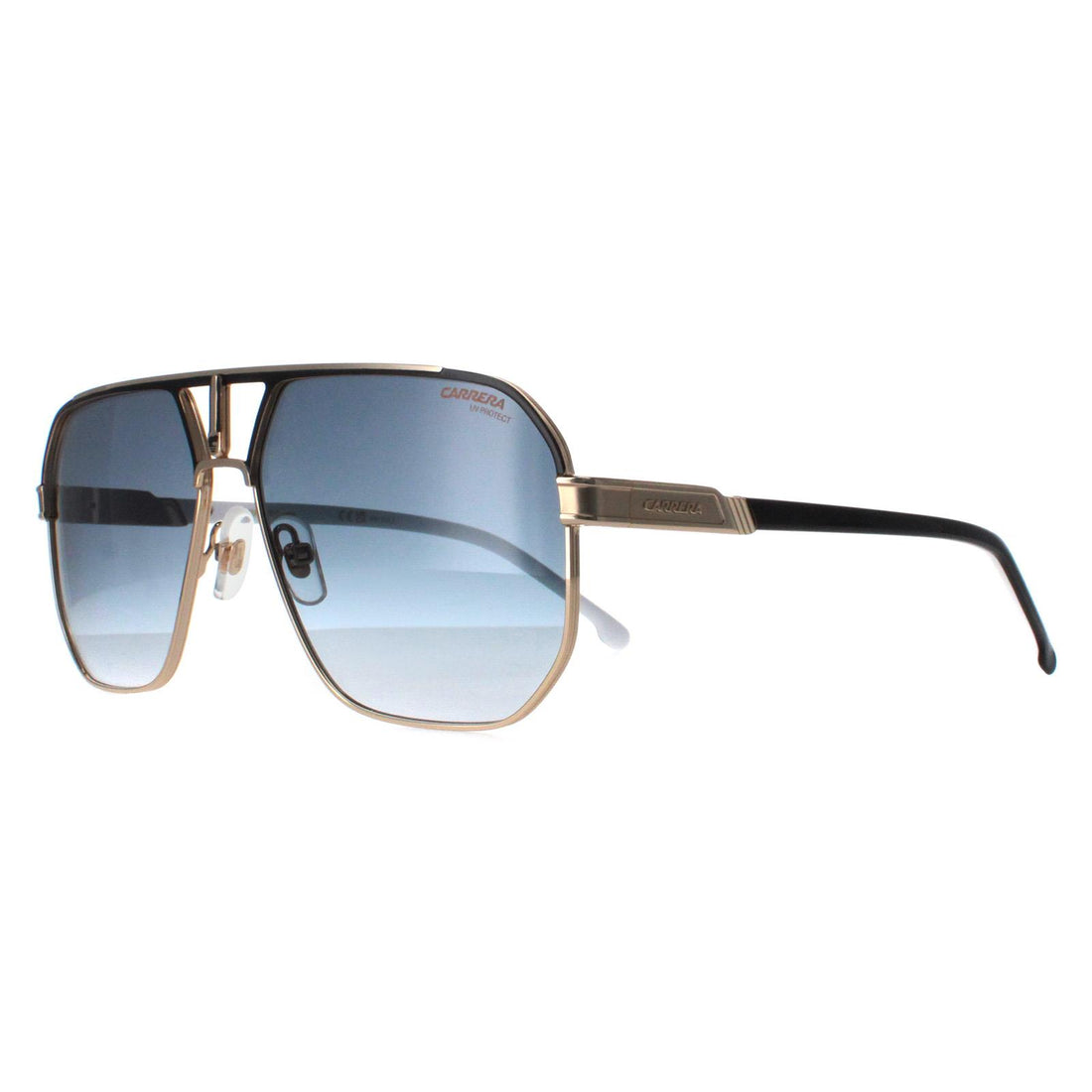 Carrera Sunglasses 1062/S 2M2 08 Black Gold Dark Blue Gradient