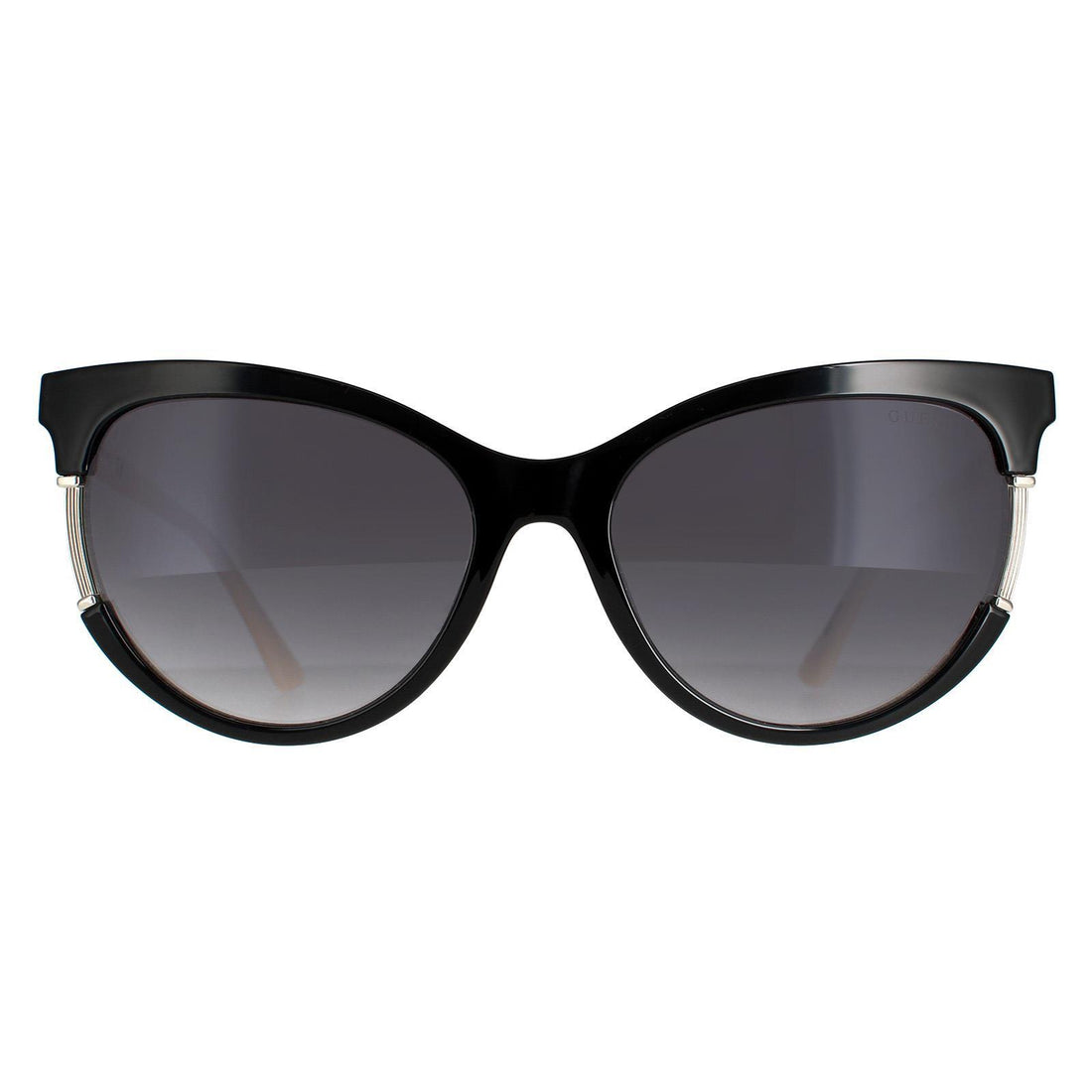 Guess Sunglasses GU7725 01B Shiny Black Gradient Smoke Grey