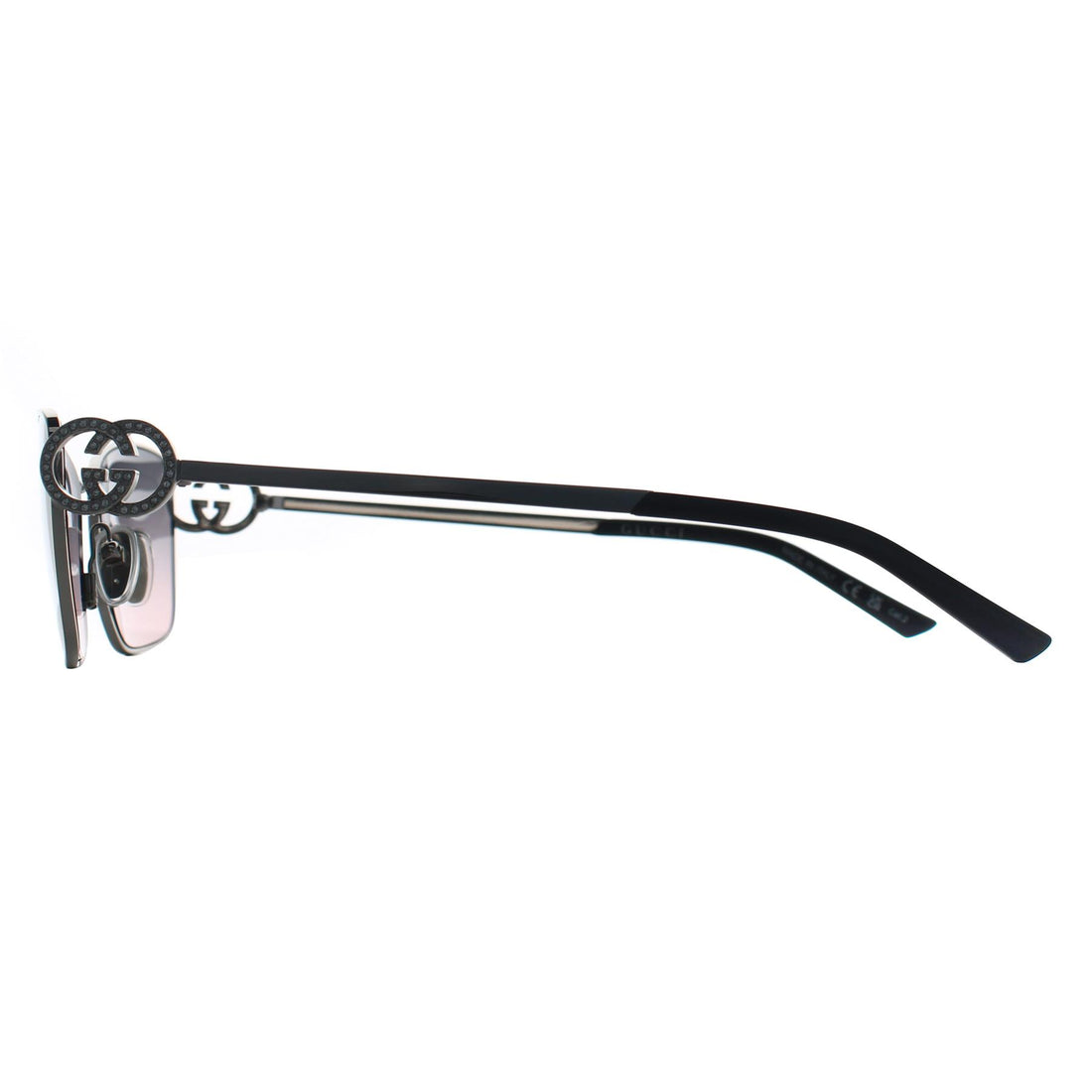 Gucci Sunglasses GG2045S 002 Silver Grey Gradient