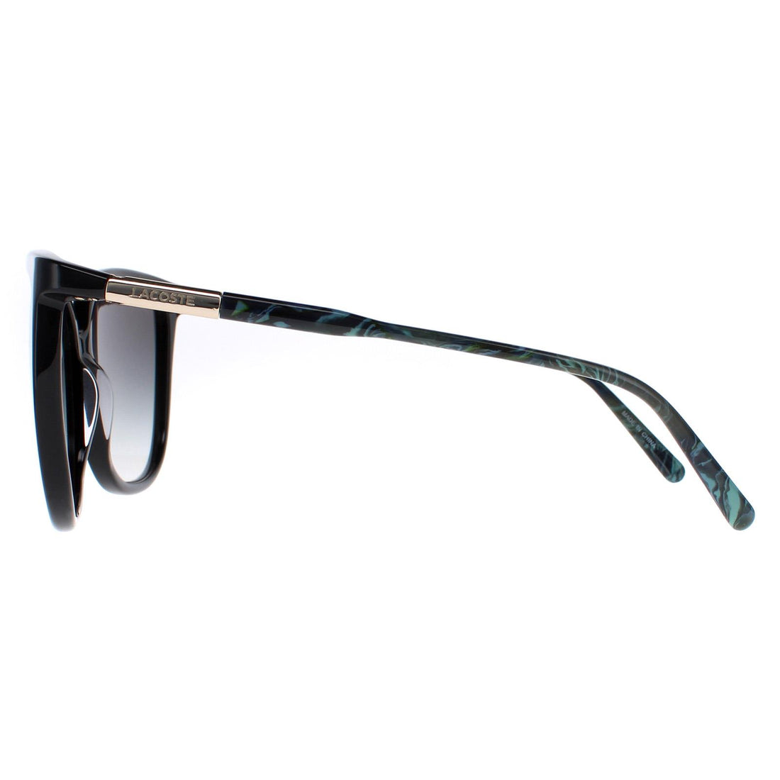 Lacoste Sunglasses L963S 001 Black Blue Grey Gradient
