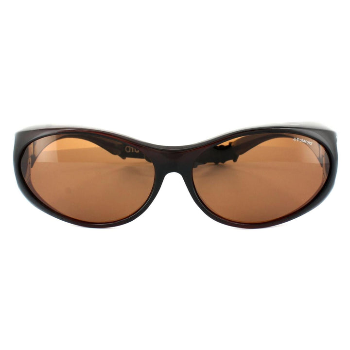 Polaroid Suncovers Fitover Sunglasses P8900 09Q HE Brown Copper Polarized