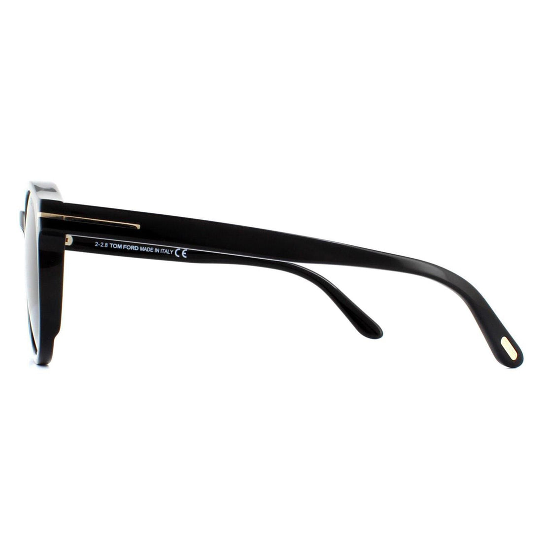 Tom Ford Sunglasses Ian 0591 01A Shiny Black Grey Smoke Gradient