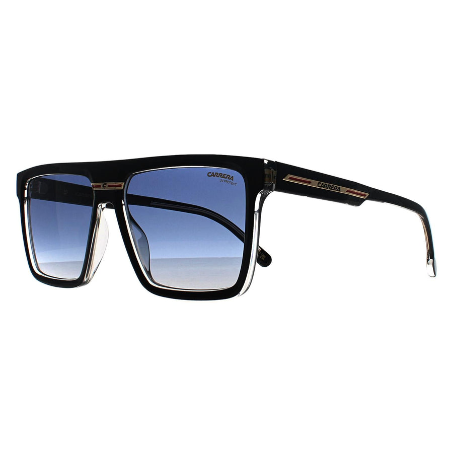 Carrera Sunglasses Victory C 03/S 7C5 08 Black on Crystal Dark Blue Gradient