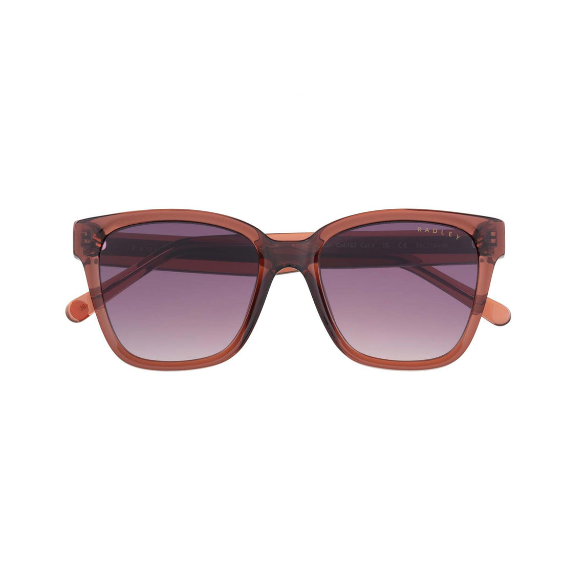 Radley Sunglasses RDS-6521 162 Transparent Pink Grey Gradient