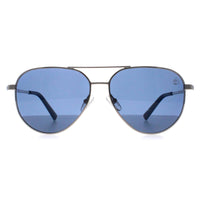 Timberland Sunglasses TB9304 08D Shiny Gunmetal Smoke Polarised